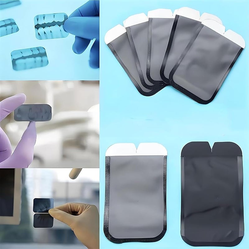 EASYTODENTA Store 1000pcs Dental X-Ray Barrier Envelopes Phosphor Plate Envelope for Digital Phosphor Plate Imaging Sensor (Short Side Opening #0) - Image 2